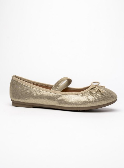 Damskie Baleriny ELVINA - GOLD Damskie Baleriny ELVINA - GOLD