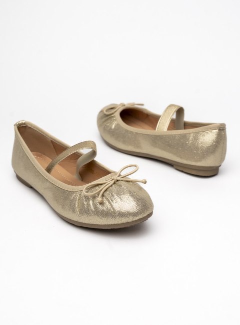 Damskie Baleriny ELVINA - GOLD Damskie Baleriny ELVINA - GOLD