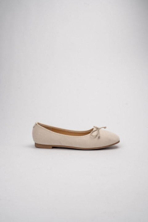 Damskie Baleriny BELLA BEIGE - Uroczy Minimalizm w Uniwersalnym Odcieniu Damskie Baleriny BELLA BEIGE - Uroczy Minimalizm w Uniwersalnym Odcieniu