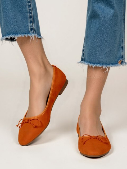 Damskie Baleriny BELLA ORANGE - Uroczy Minimalizm w Energetycznym Odcieniu Damskie Baleriny BELLA ORANGE - Uroczy Minimalizm w Energetycznym Odcieniu