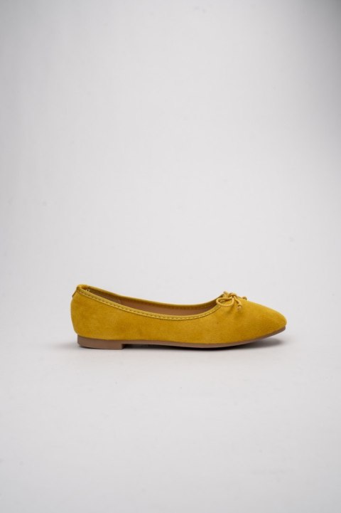 Damskie Baleriny BELLA YELLOW - Uroczy Minimalizm w Intensywnym Odcieniu Damskie Baleriny BELLA YELLOW - Uroczy Minimalizm w Intensywnym Odcieniu