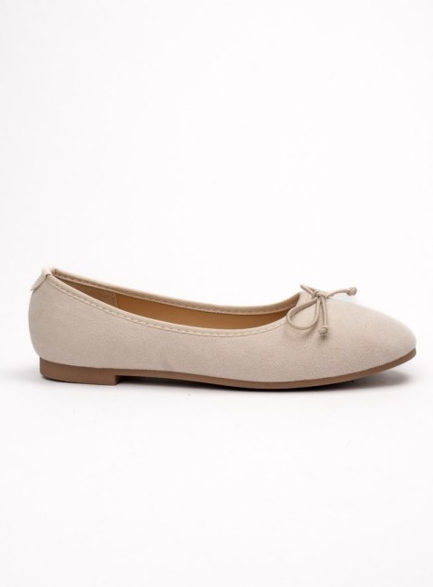 Damskie Baleriny BELLA BEIGE - Uroczy Minimalizm w Uniwersalnym Odcieniu Damskie Baleriny BELLA BEIGE - Uroczy Minimalizm w Uniwersalnym Odcieniu