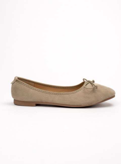 Damskie Baleriny BELLA KHAKI - Naturalny Minimalizm z Wyrafinowanym Akcentem Damskie Baleriny BELLA KHAKI - Naturalny Minimalizm z Wyrafinowanym Akcentem