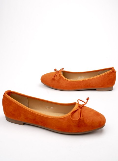 Damskie Baleriny BELLA ORANGE - Uroczy Minimalizm w Energetycznym Odcieniu Damskie Baleriny BELLA ORANGE - Uroczy Minimalizm w Energetycznym Odcieniu