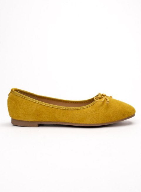 Damskie Baleriny BELLA YELLOW - Uroczy Minimalizm w Intensywnym Odcieniu Damskie Baleriny BELLA YELLOW - Uroczy Minimalizm w Intensywnym Odcieniu