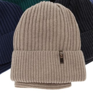 Czapka i komin dla chłopca, zimowy komplet, ciemnoszary, 100% wełniany merino, Gizmo