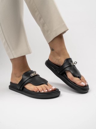 Damskie Klapki ALMA BLACK