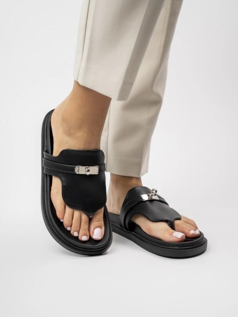 Damskie Klapki ALMA BLACK Damskie Klapki ALMA BLACK