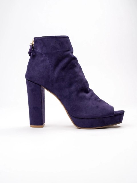 Damskie Botki NATALIA PURPLE Damskie Botki NATALIA PURPLE
