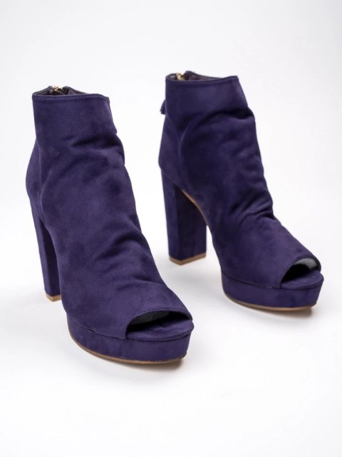 Damskie Botki NATALIA PURPLE Damskie Botki NATALIA PURPLE