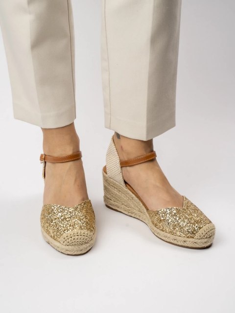 Damskie Espadryle LOLA GOLD Damskie Espadryle LOLA GOLD
