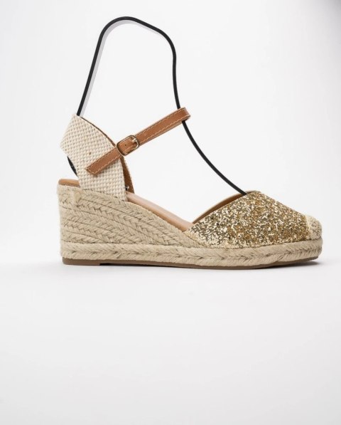 Damskie Espadryle LOLA GOLD Damskie Espadryle LOLA GOLD