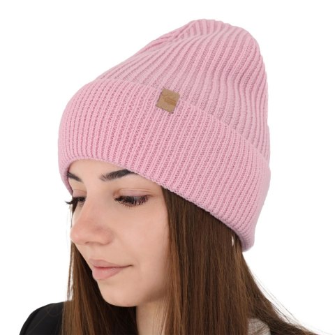 Czapka zimowa damska, szmaragdowa, 100% wełniana merino Isla