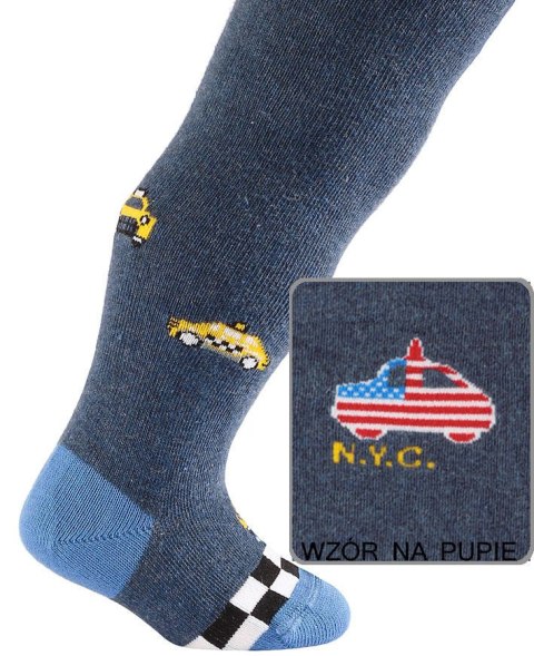 BABE - RAJSTOPY WZORZYSTE BAWEŁNIANE CHŁOPIĘCE 0-2 LATA DGCL - G18.N01, U18.N01 BABE - RAJSTOPY WZORZYSTE BAWEŁNIANE CHŁOPIĘCE 0-2 LATA DGCL - G18.N01, U18.N01