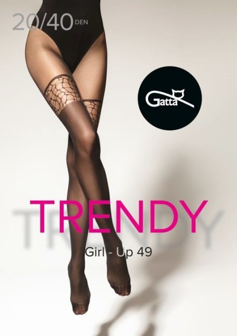 GIRL-UP 47, 48, 49 - RAJSTOPY WZORZYSTE 40 DEN 000.584 - TRENDY 23/24