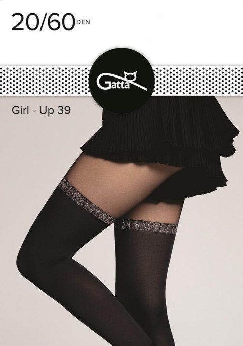 GIRL-UP - RAJSTOPY DAMSKIE WZORZYSTE 40 DEN 000.584 - AW2021