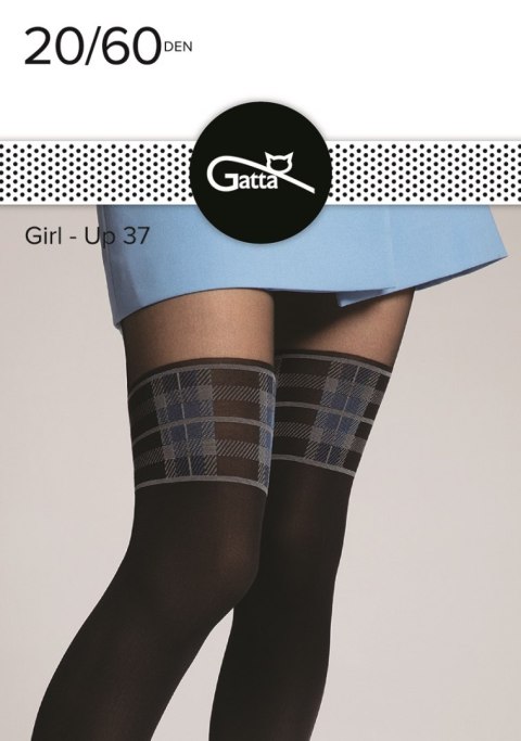 GIRL-UP - RAJSTOPY DAMSKIE WZORZYSTE 40 DEN 000.584 - AW2021