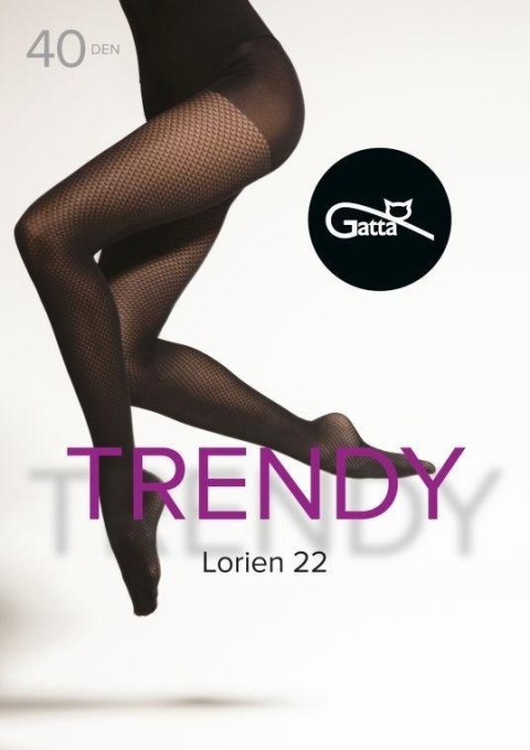 LORIEN 20, 21, 22 - RAJSTOPY DAMSKIE WZORZYSTE 40 DEN 000.198 - TRENDY 23/24