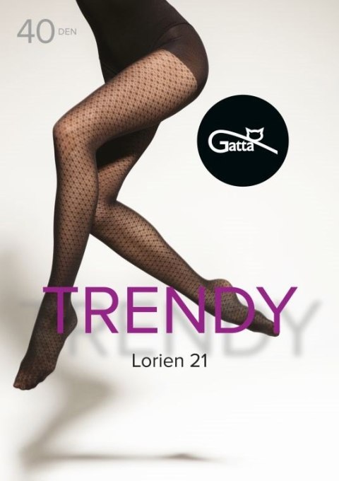 LORIEN 20, 21, 22 - RAJSTOPY DAMSKIE WZORZYSTE 40 DEN 000.198 - TRENDY 23/24