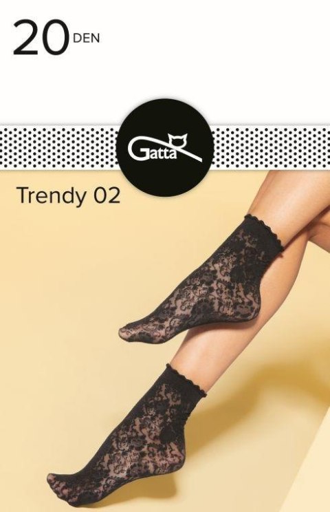 TRENDYLINE SOCKS - SKARPETKI DAMSKIE WZORZYSTE 000.96T - TRENDY 2024