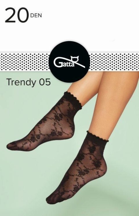 TRENDYLINE SOCKS - SKARPETKI DAMSKIE WZORZYSTE 000.96T - TRENDY 2024