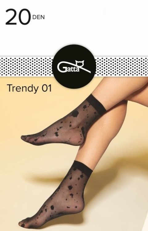 TRENDYLINE SOCKS - SKARPETKI DAMSKIE WZORZYSTE 000.96T - TRENDY 2024