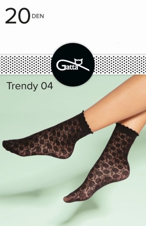 TRENDYLINE SOCKS - SKARPETKI DAMSKIE WZORZYSTE 000.96T - TRENDY 2024