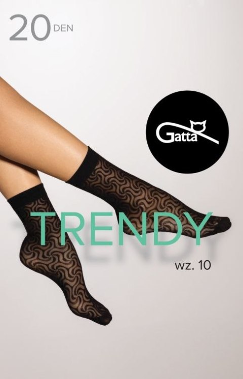 TRENDYLINE SOCKS - SKARPETKI DAMSKIE WZORZYSTE 000.96T - TRENDY 2024