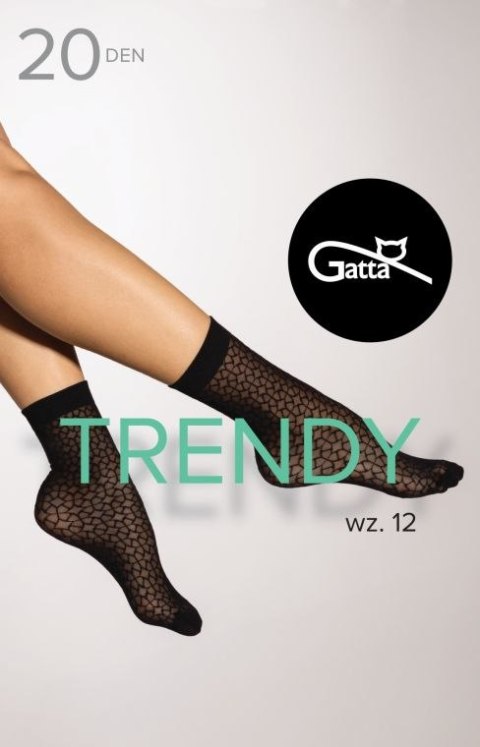 TRENDYLINE SOCKS - SKARPETKI DAMSKIE WZORZYSTE 000.96T - TRENDY 2024