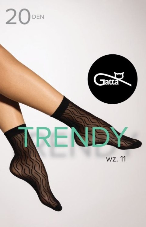 TRENDYLINE SOCKS - SKARPETKI DAMSKIE WZORZYSTE 000.96T - TRENDY 2024