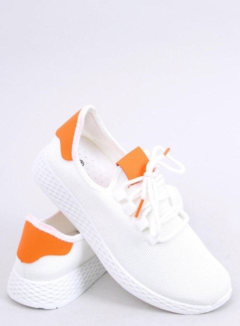 Buty sportowe biało-pomarańczowe NB281 ORANGE