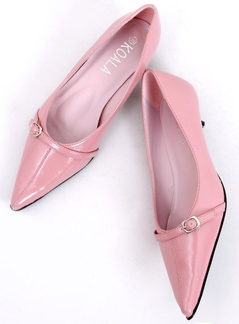Czółenka damskie lakierowane PM2-18 Pink