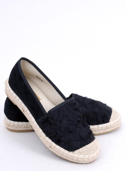 Espadryle damskie czarne BB29 BLACK