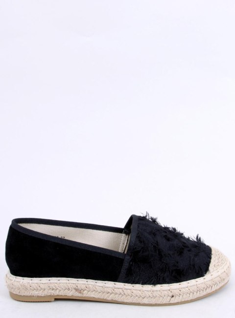 Espadryle damskie czarne BB29 BLACK