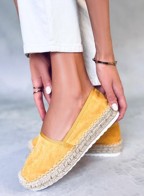 Espadryle damskie miodowe JH91P YELLOW