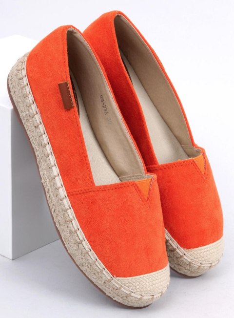 Espadryle klasyczne pomarańczowe 99-23A ORANGE