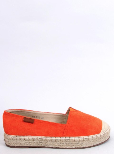 Espadryle klasyczne pomarańczowe 99-23A ORANGE