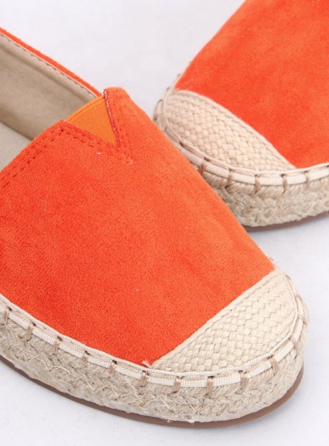 Espadryle klasyczne pomarańczowe 99-23A ORANGE