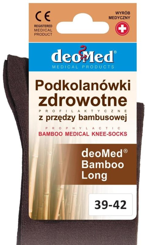 PODKOLANÓWKI DEOMED BAMBOO LONG Z PRZĘDZY BAMBUSOWEJ