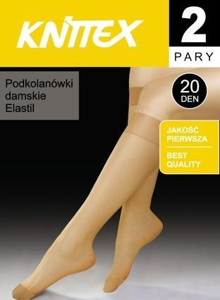 KNITTEX - PODKOLANÓWKI ELASTIL 20 DEN BEZUCISKOWE