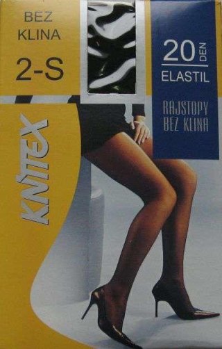 KNITTEX RAJSTOPY DAMSKIE ELASTIL 20 DEN 2-S - 6-XXL