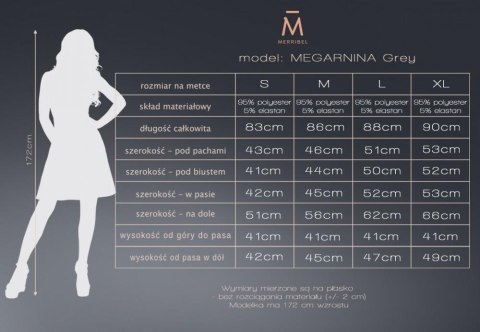 SUKIENKA MEGARNINA GREY 90487 SUKIENKA MEGARNINA GREY 90487