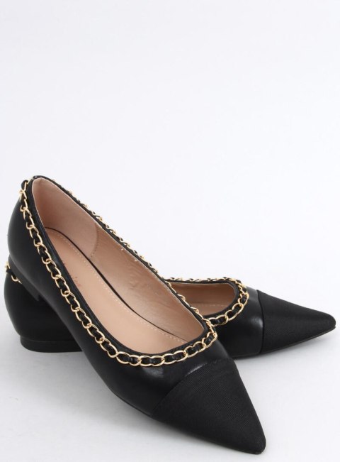Baleriny z łańcuszkiem SABINA BLACK Baleriny z łańcuszkiem SABINA BLACK
