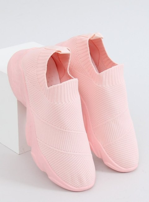 Buty sportowe skarpetkowe różowe NB399 PINK