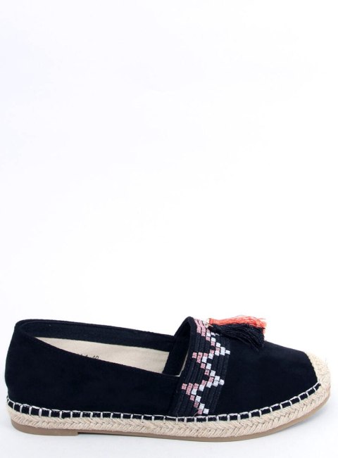 Espadryle boho z frędzlem BIRNA BLACK Espadryle boho z frędzlem BIRNA BLACK