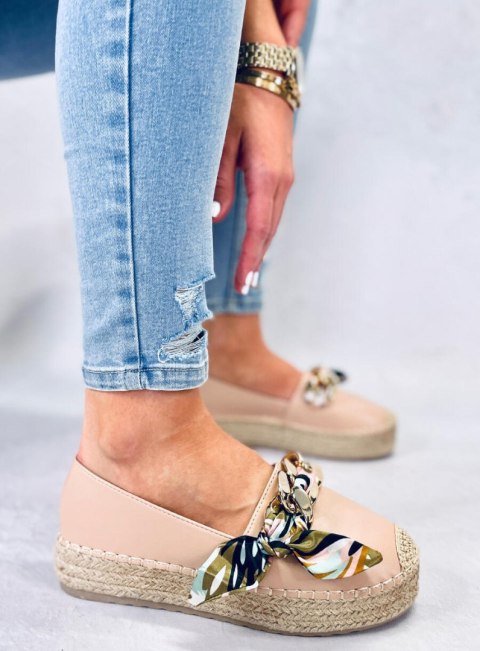 Espadryle damskie AVRIL KHAKI