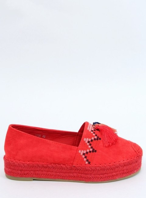 Espadryle z frędzelkami czerwone 1735 RED Espadryle z frędzelkami czerwone 1735 RED