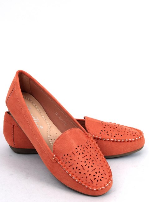 Mokasyny ażurowe pomarańczowe XR-1R6 ORANGE Mokasyny ażurowe pomarańczowe XR-1R6 ORANGE