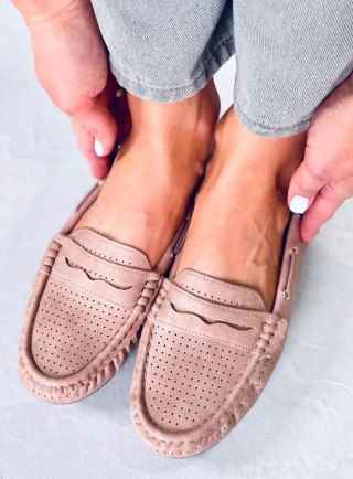 Mokasyny damskie MINORI PINK