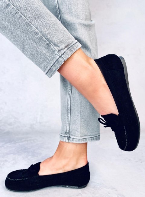 Mokasyny damskie QUEST BLACK Mokasyny damskie QUEST BLACK